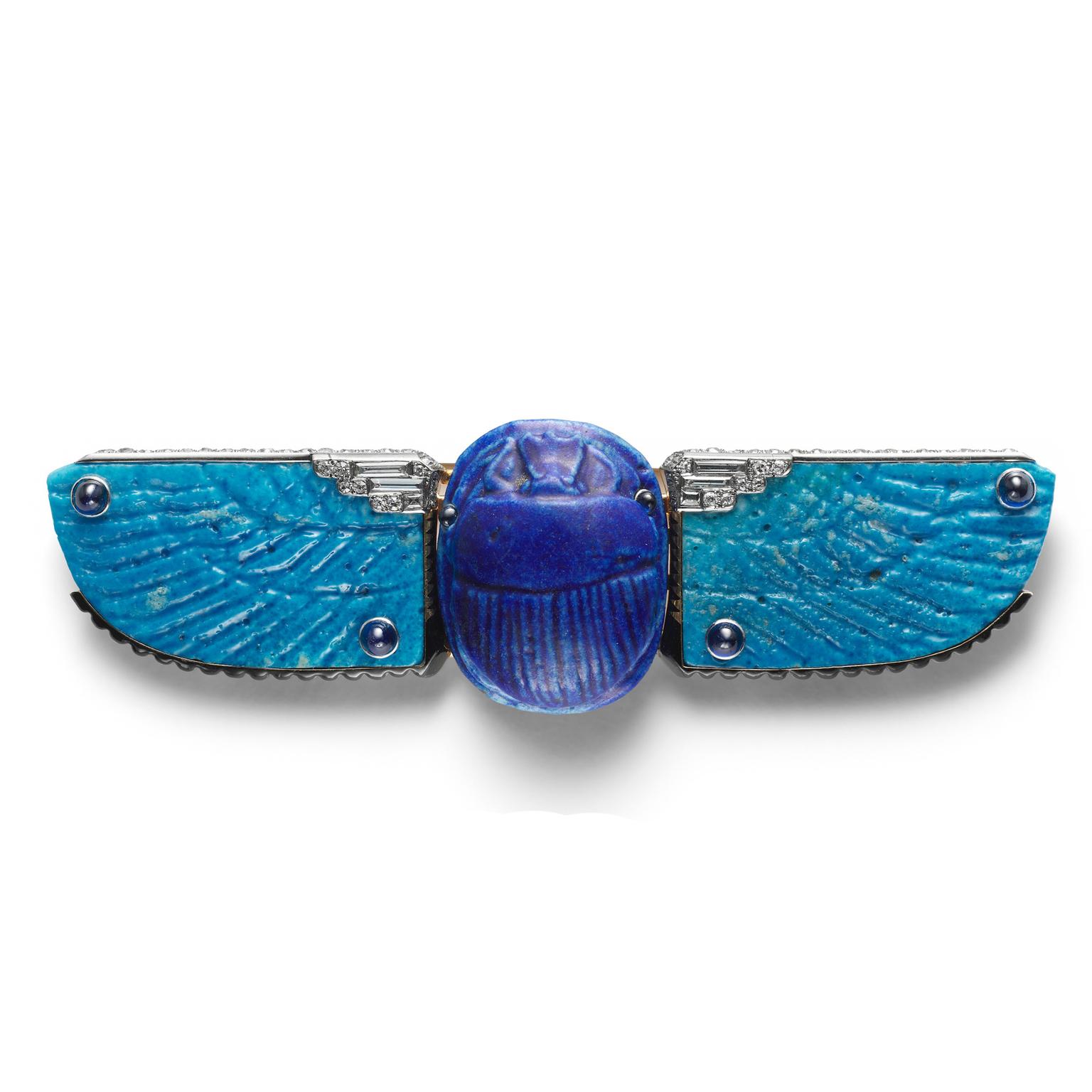 Cartier Scarab Egyptian belt buckle from 1926
