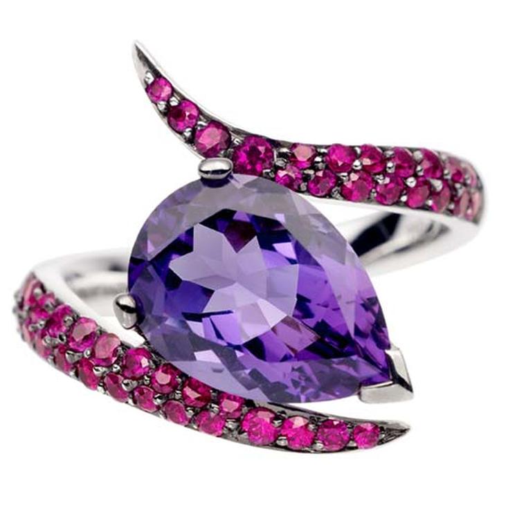 Shaun Leane Aurora amethyst and ruby ring