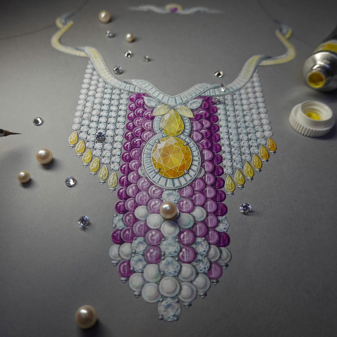 Estelle Lagarde, the high jewellery gouache expert The Jewellery Editor