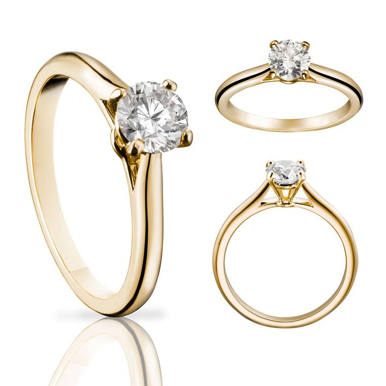 The perfect engagement and wedding rings