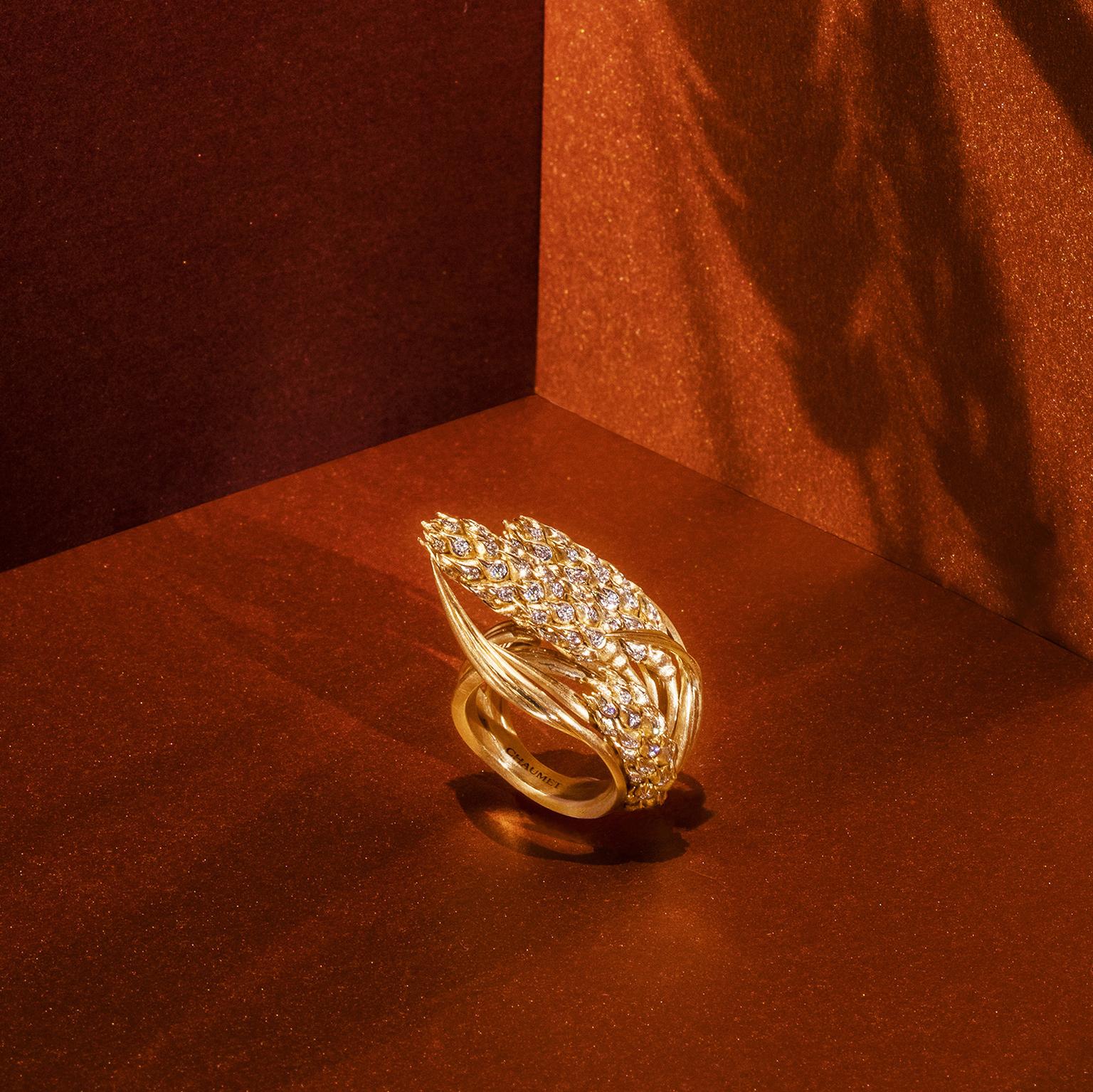 Chaumet L’Epi de Blé wheat ring 