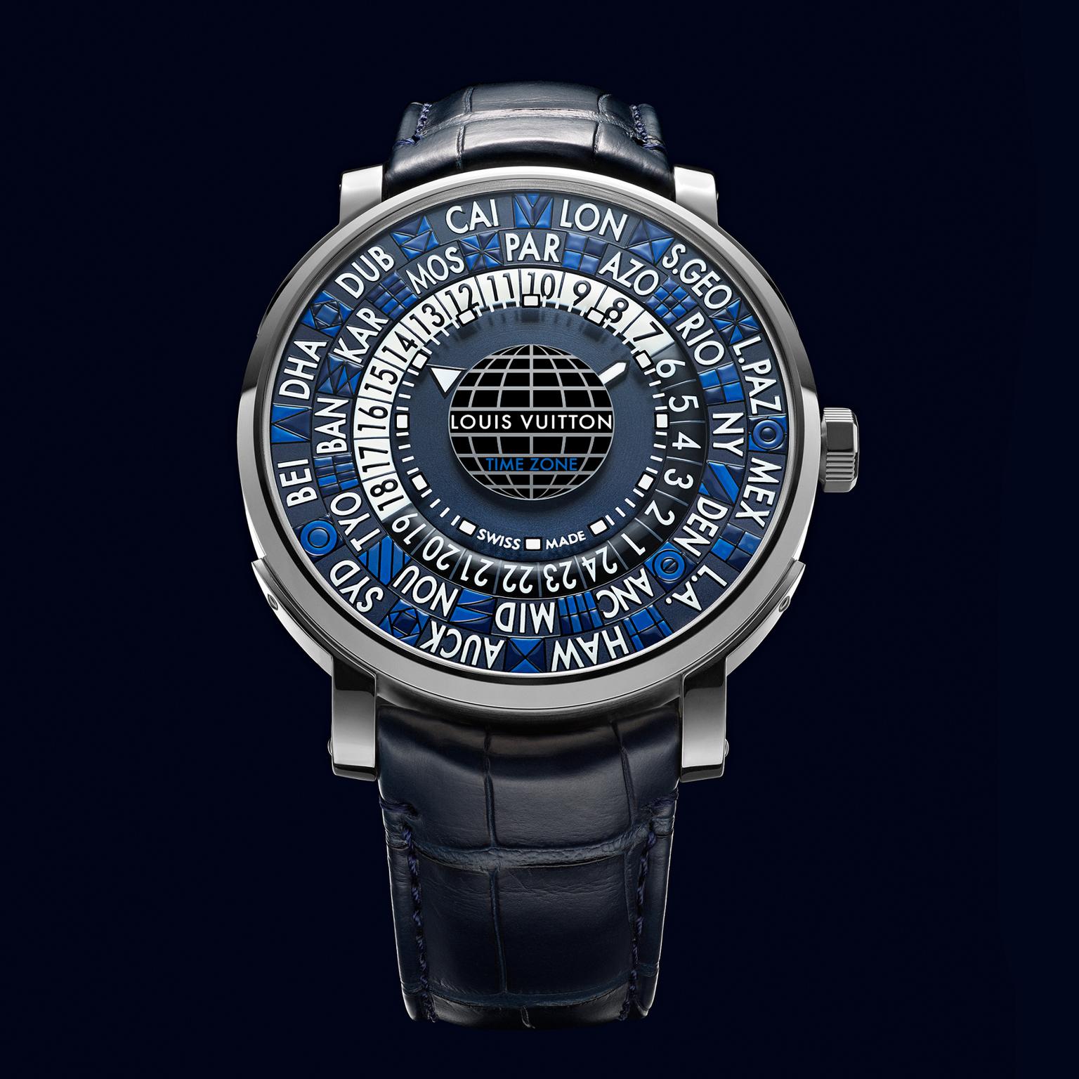 Louis Vuitton Escale Time Zone Blue watch