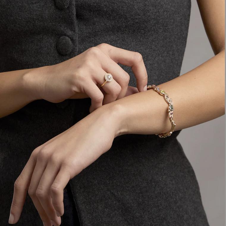 Sweet Pea bangle by Lylie