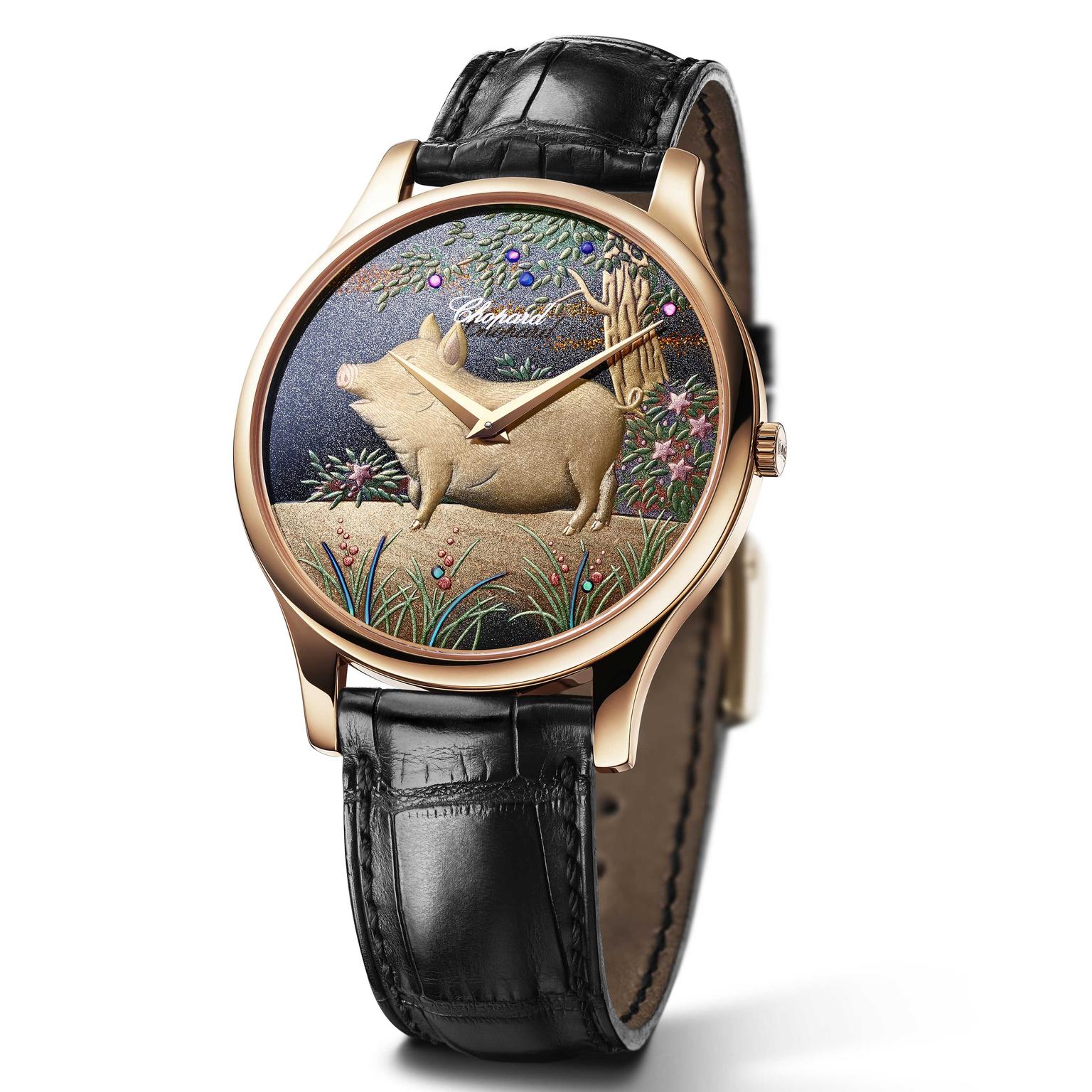 Chopard L.U.C. Urushi Chinese new year pig watch