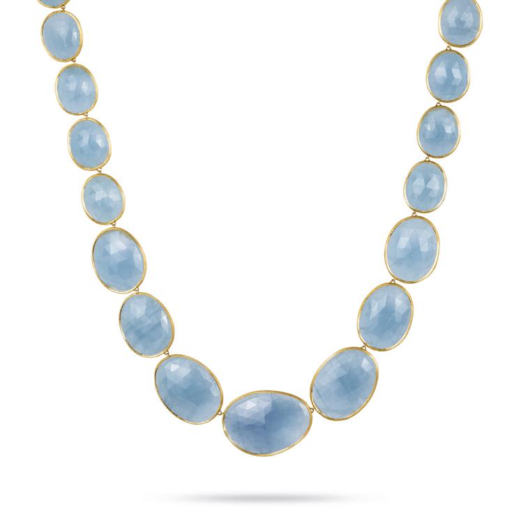 Marco Bicego Lunaria aquamarine necklace