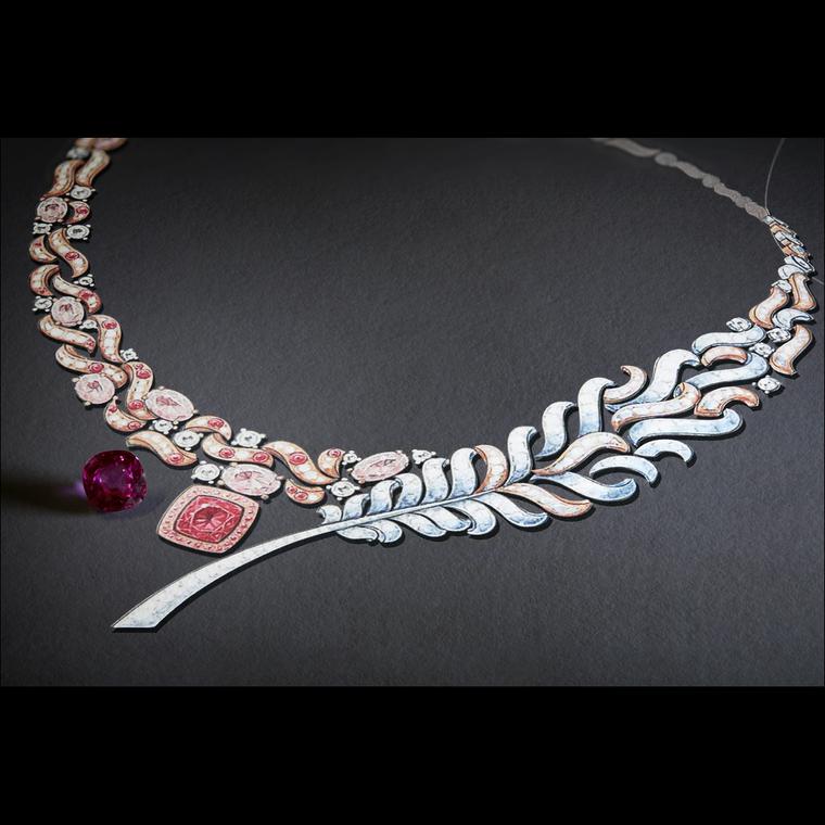 Plume Couture de Chanel necklace