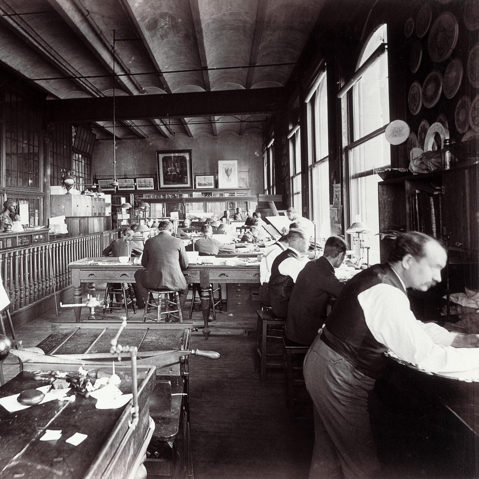 Tiffany design studio, Union Square 1887