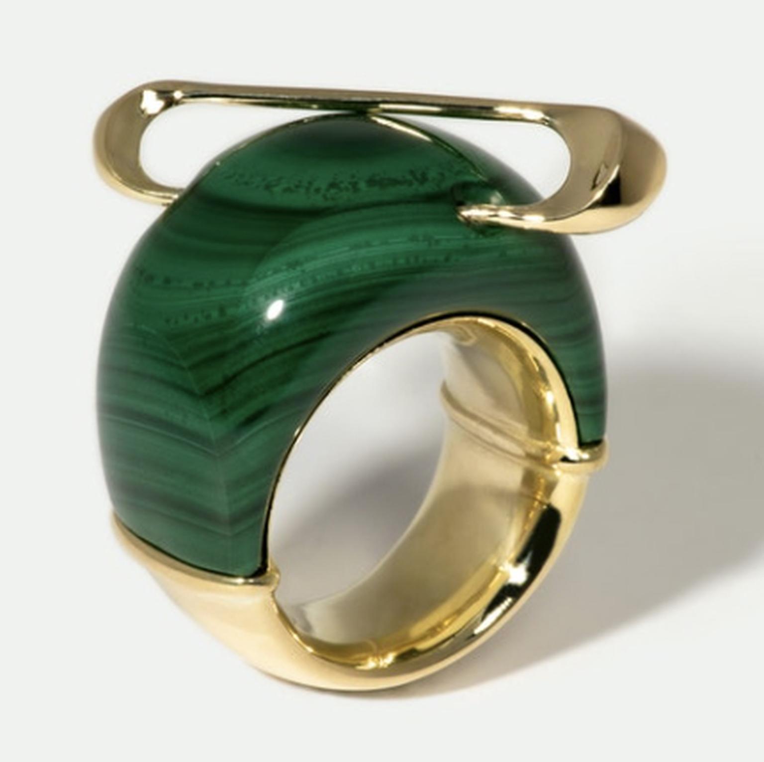 Pierced Stone Ring Hannah Martin