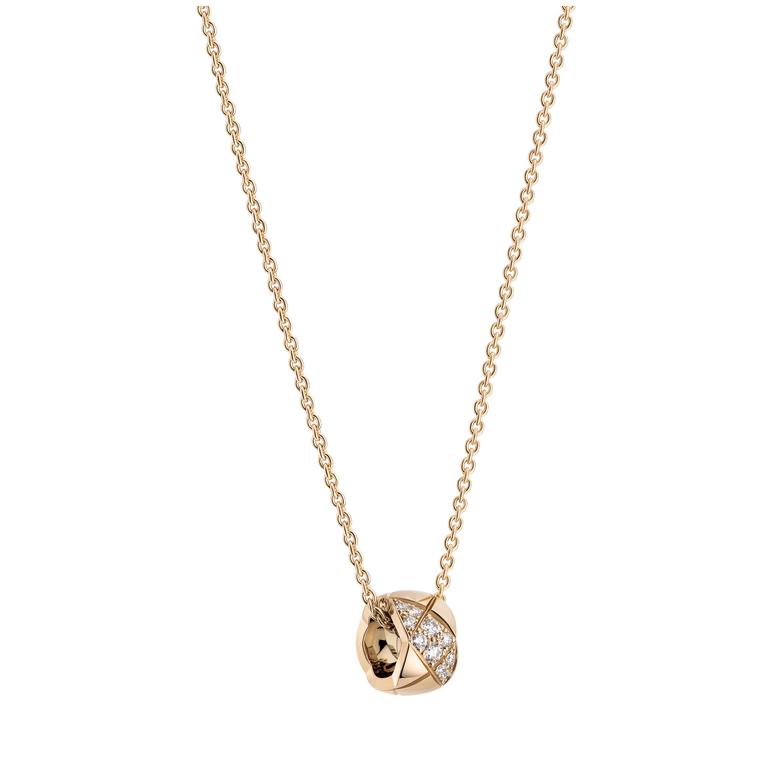 Coco Crush necklace with diamonds by Chanel