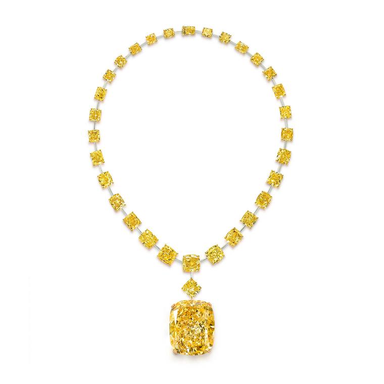 Graff Golden Empress yellow diamond necklace