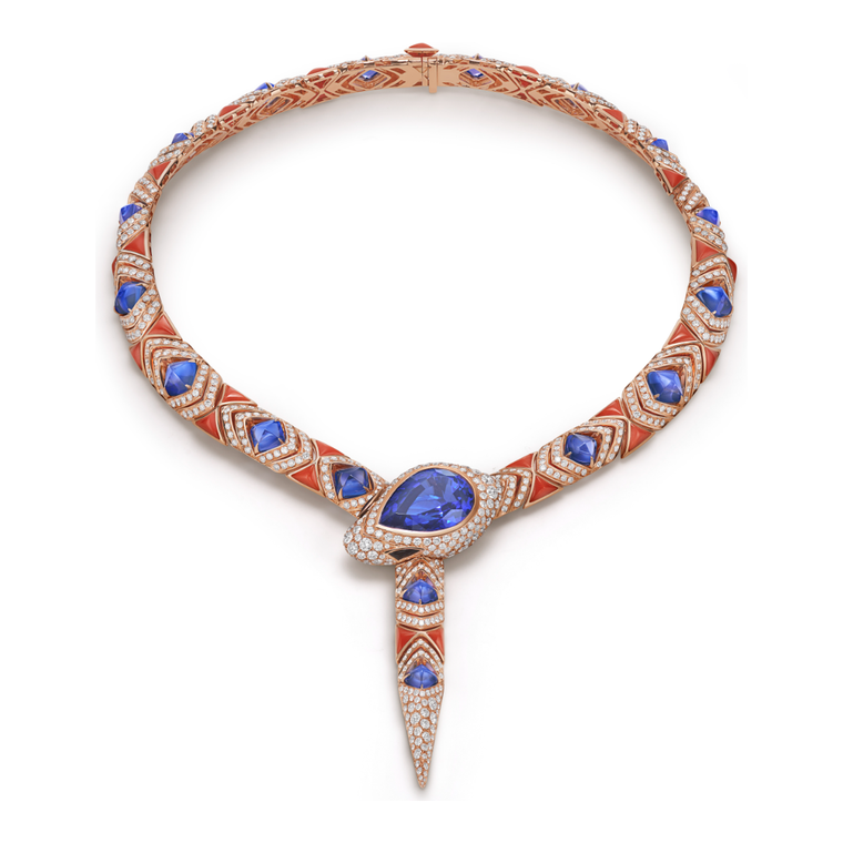 Bvlgari NY Serpenti Flag necklace