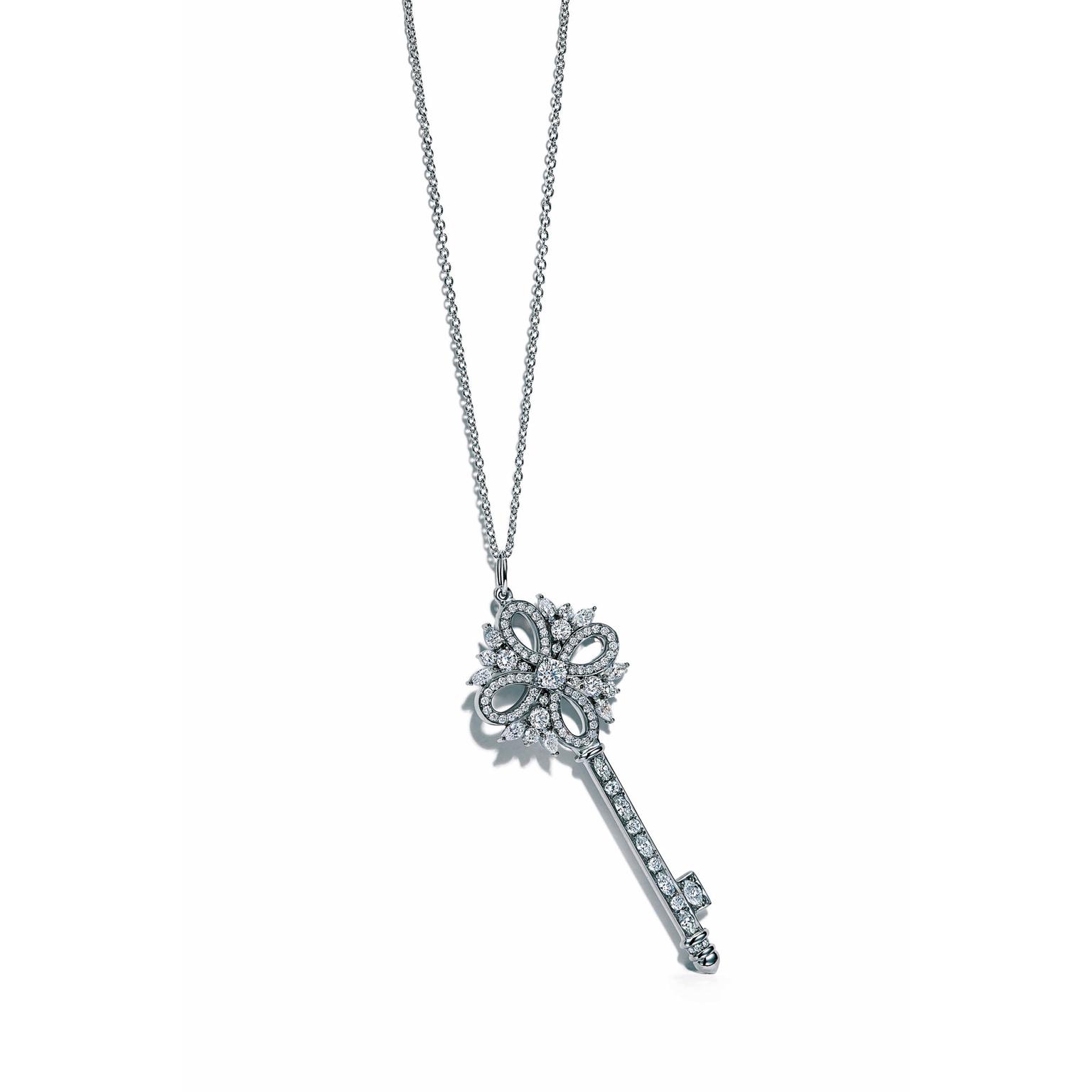 Tiffany Victoria key pendant