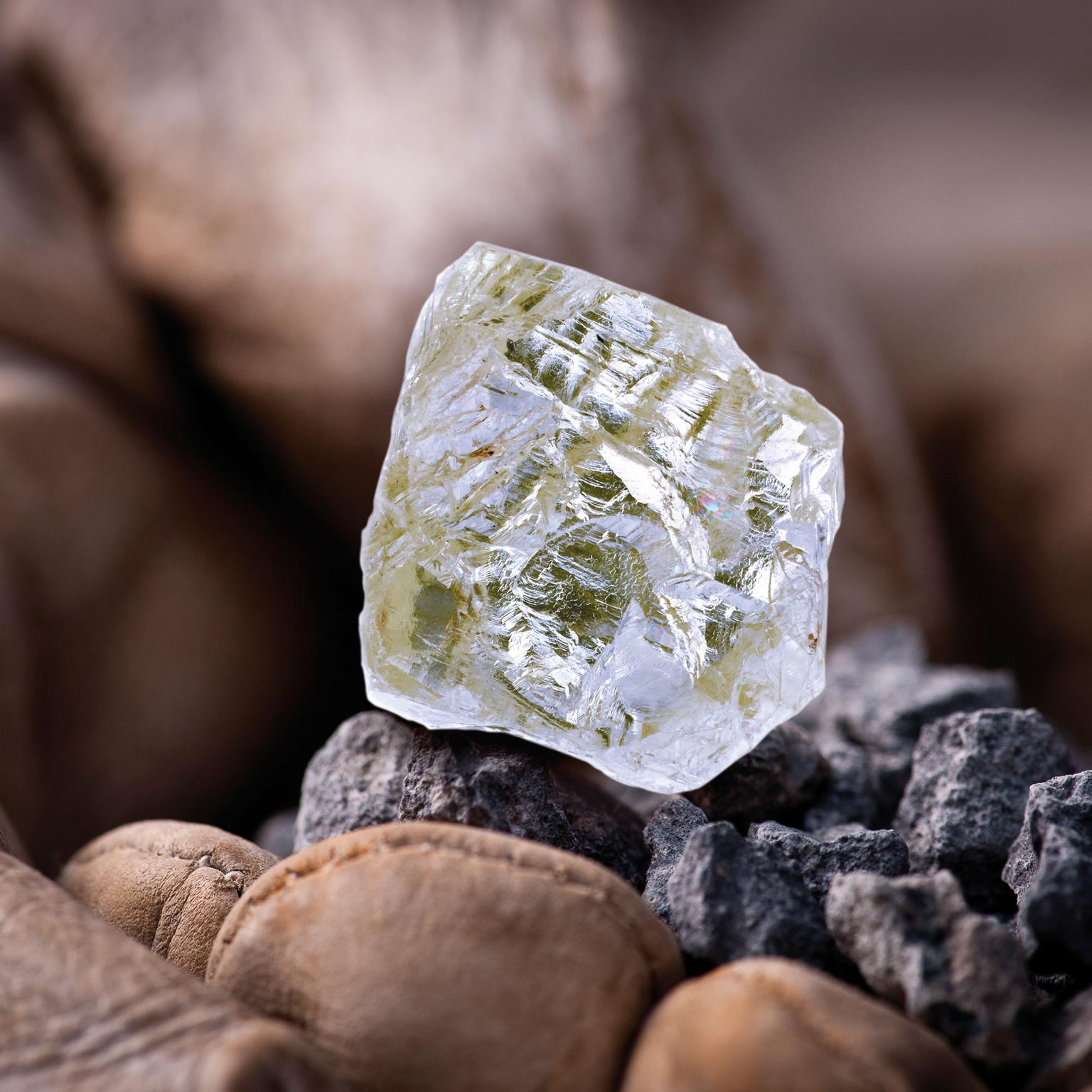 The 187.7 carat Diavik Foxfire diamond