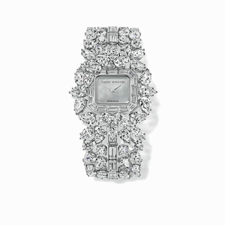 Harry Winston Emerald Cluster watch