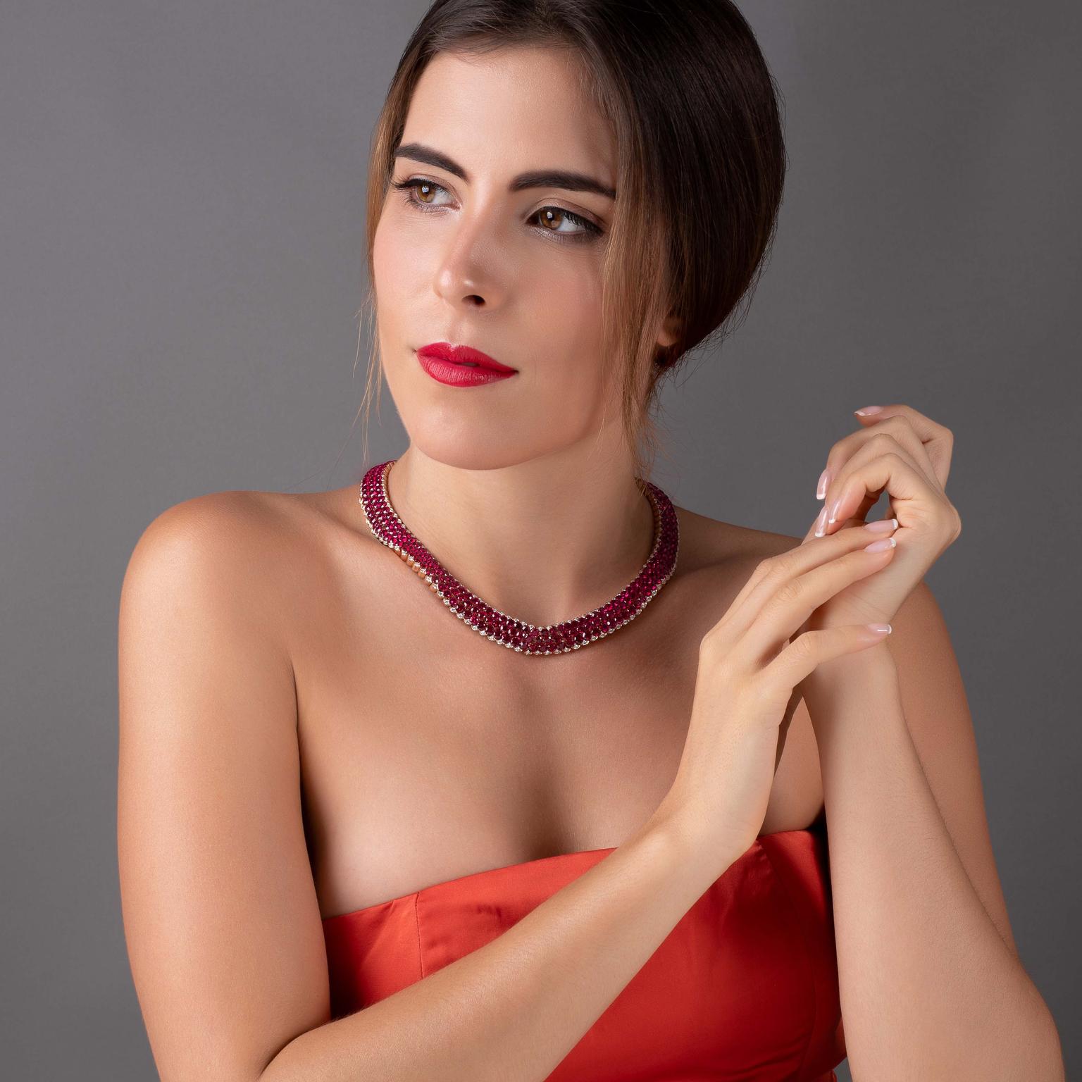 STENZHORN UNA ruby necklace