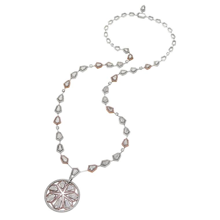 Avakian kite-cut diamond sautoir necklace