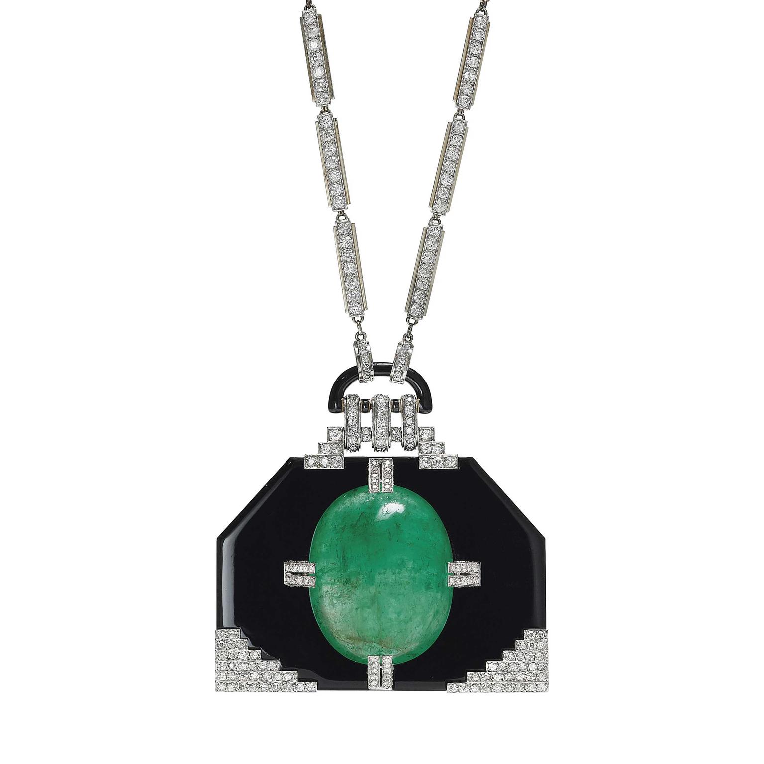 Christies Auction Lot 110 Art Deco Georges Fouquet pendant 1925