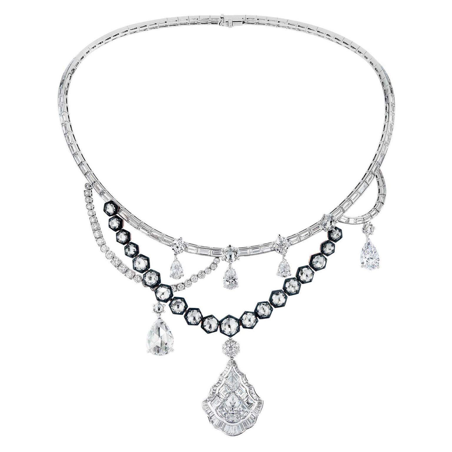 Dior à Versailles Galerie Des Glaces diamond necklace