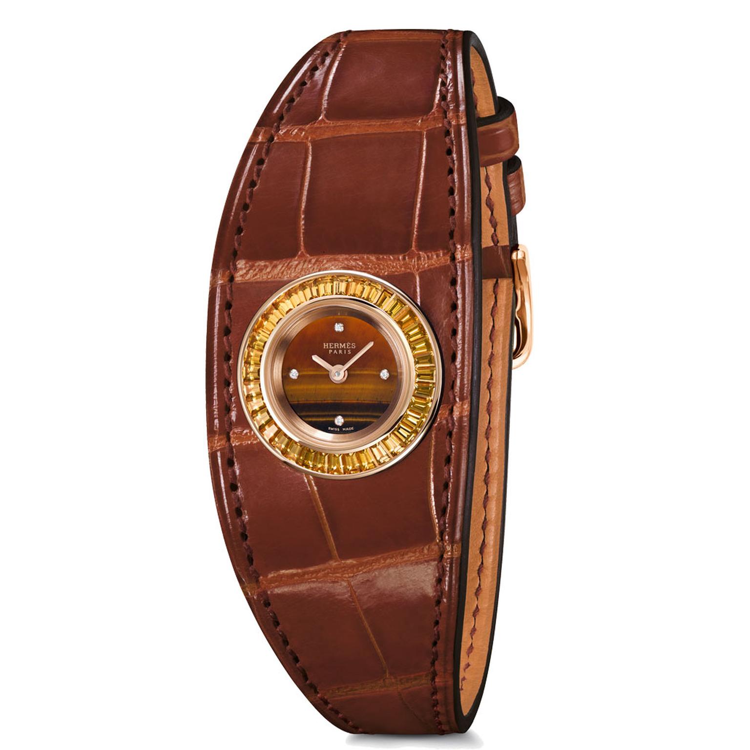 Hermes Faubourg Manchette Joaillerie watch