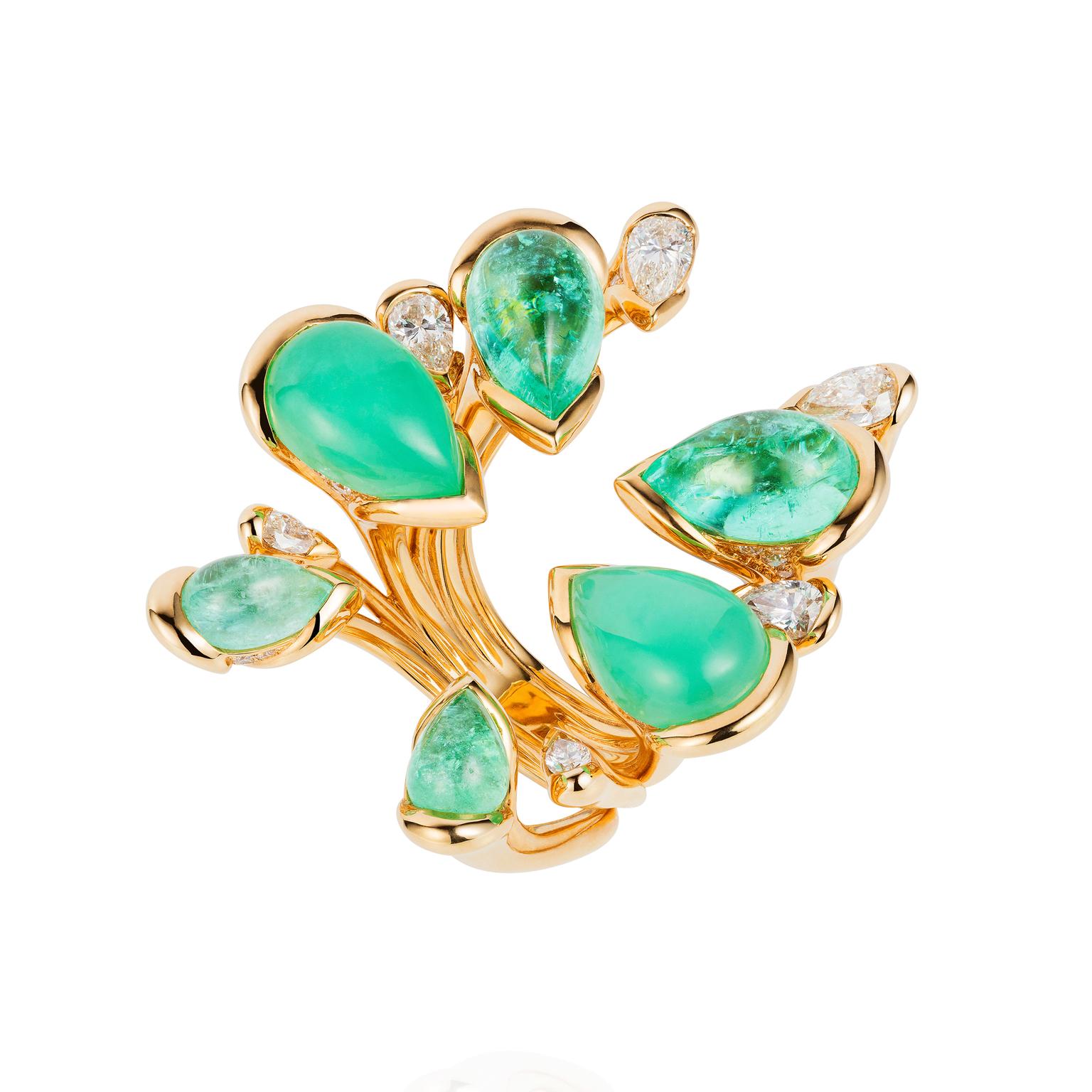 Fernando Jorge Morpho paraiba tourmaline ring