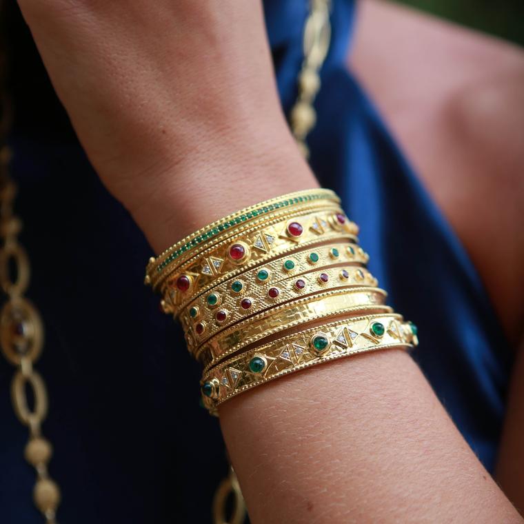 Lalaounis Byzantine bracelets