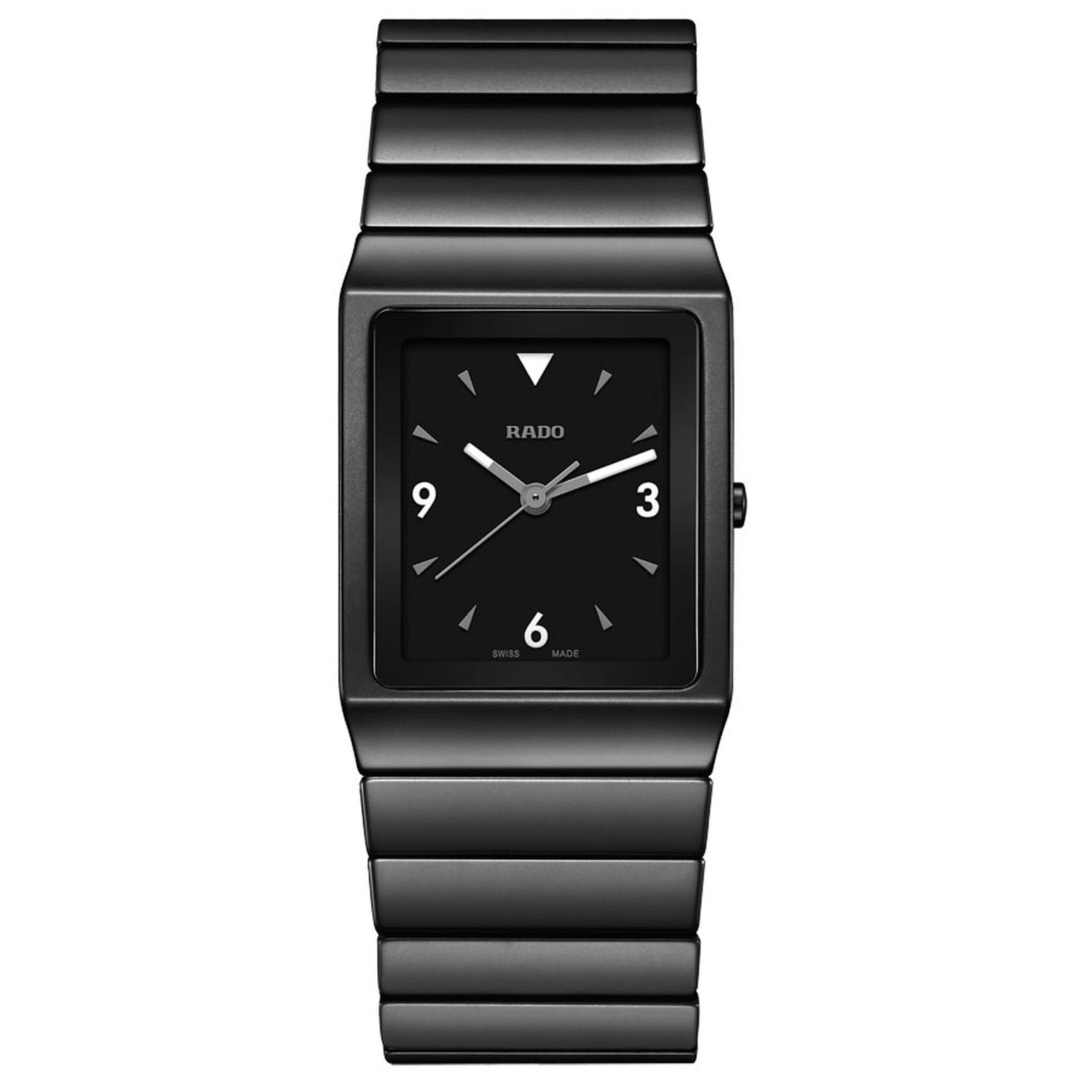 Rado Ceramica signature ceramic watch in black