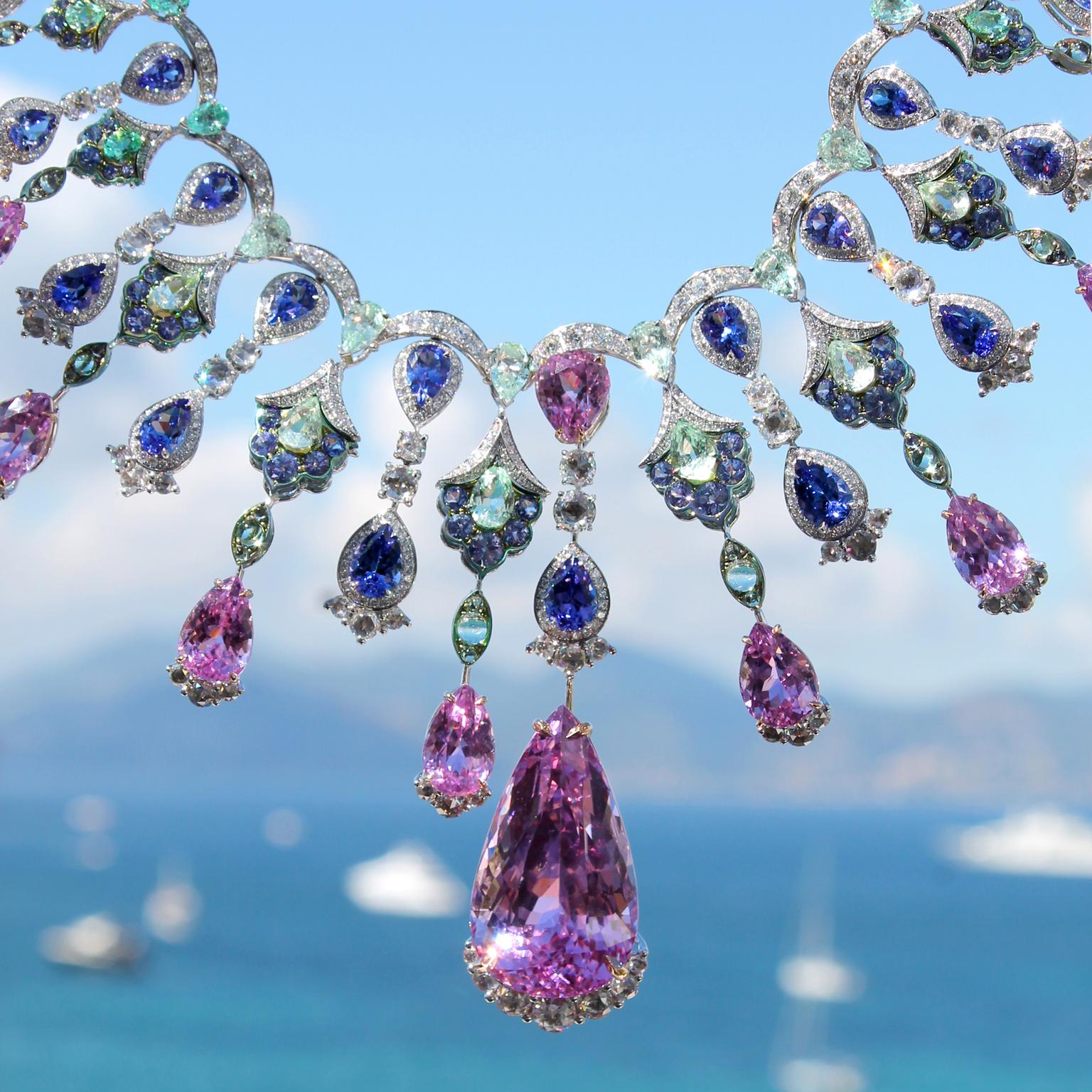 Chopard kunzite necklace