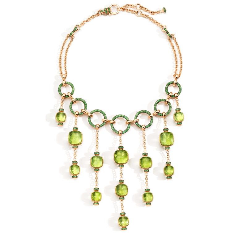 Pomellato Nudo collier cascade with Peridot - LA GIOIA DI POMELLATO