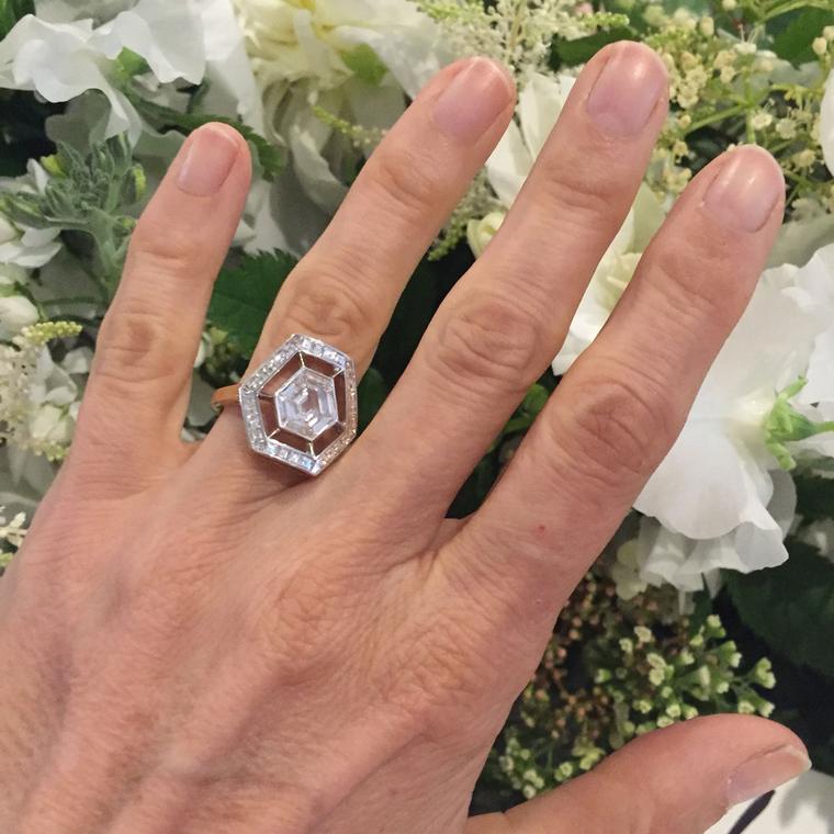 Jessica McCormack Space Odyssey diamond engagement ring