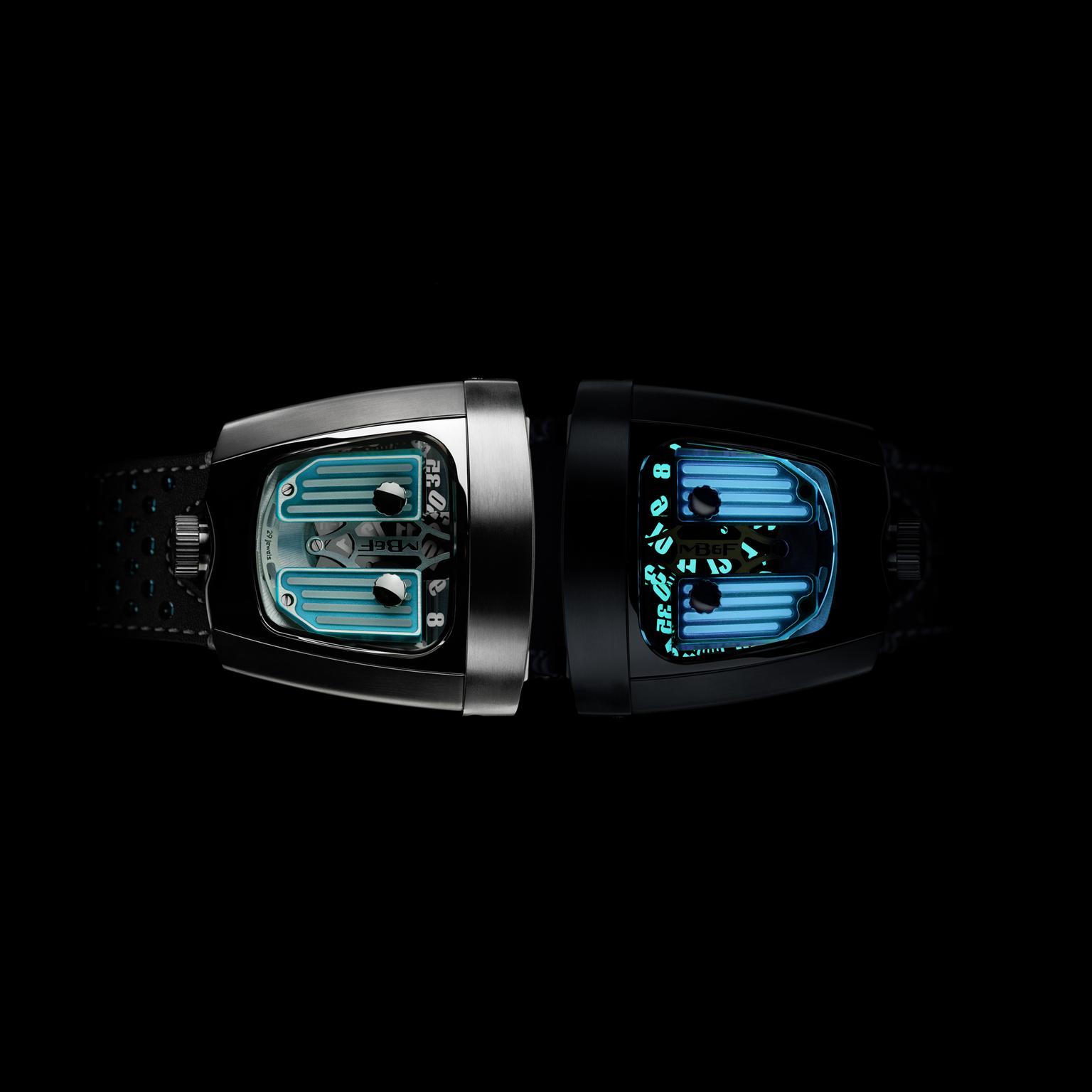 MB&F HMX Black Badger watch