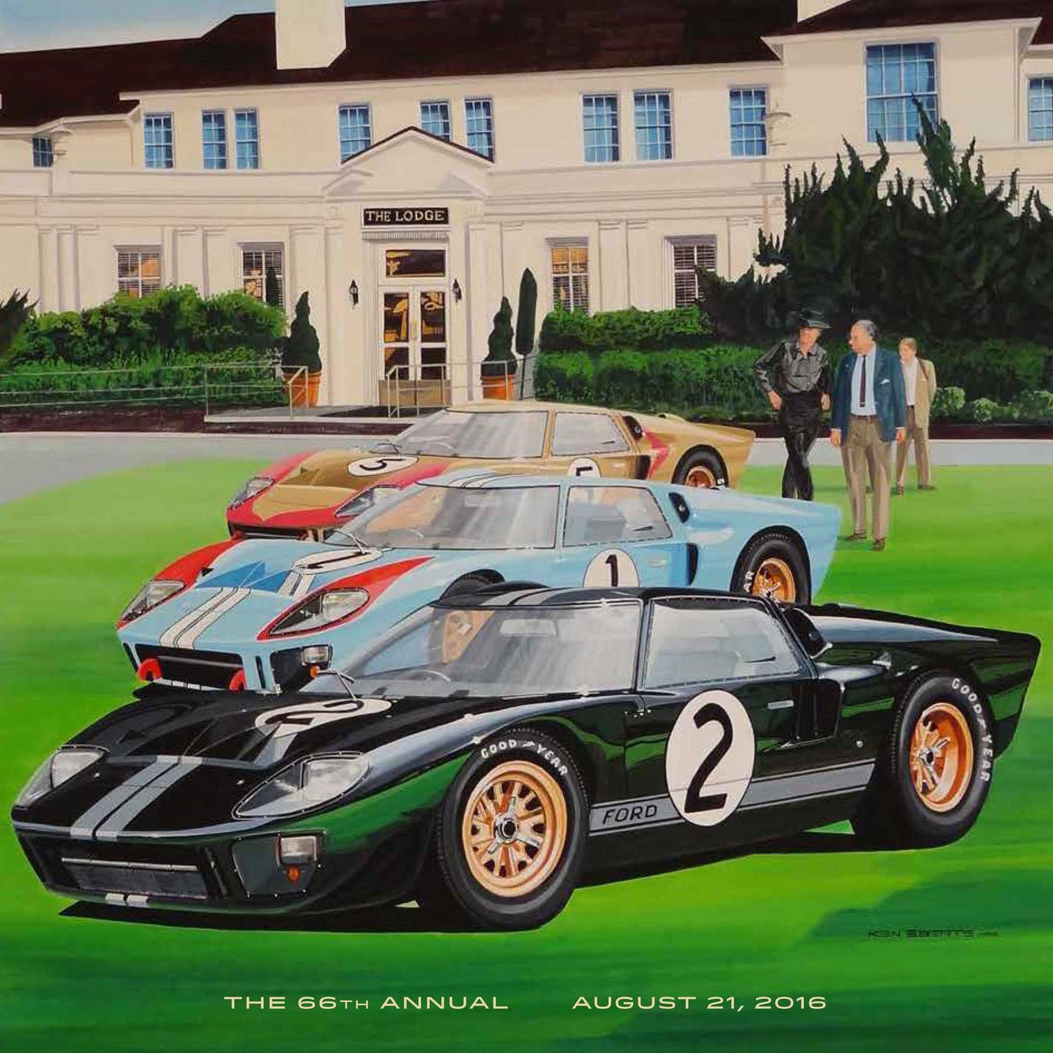 Pebble Beach poster