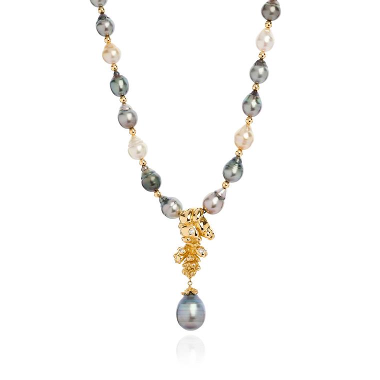 Ornella Iannuzzi Precious Trinity from the Depth of Nature necklace