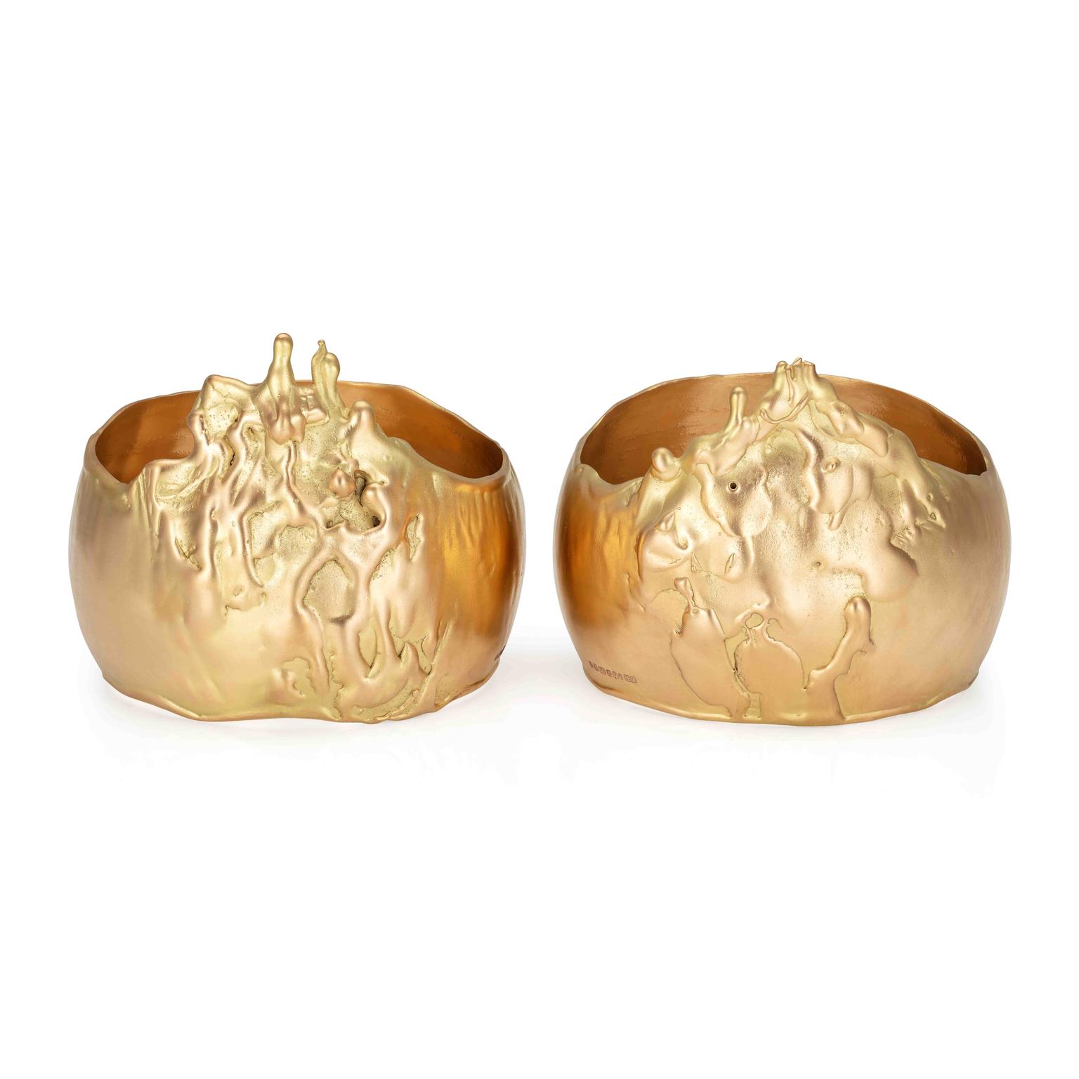 Gold Cuffs by Emefa Cole