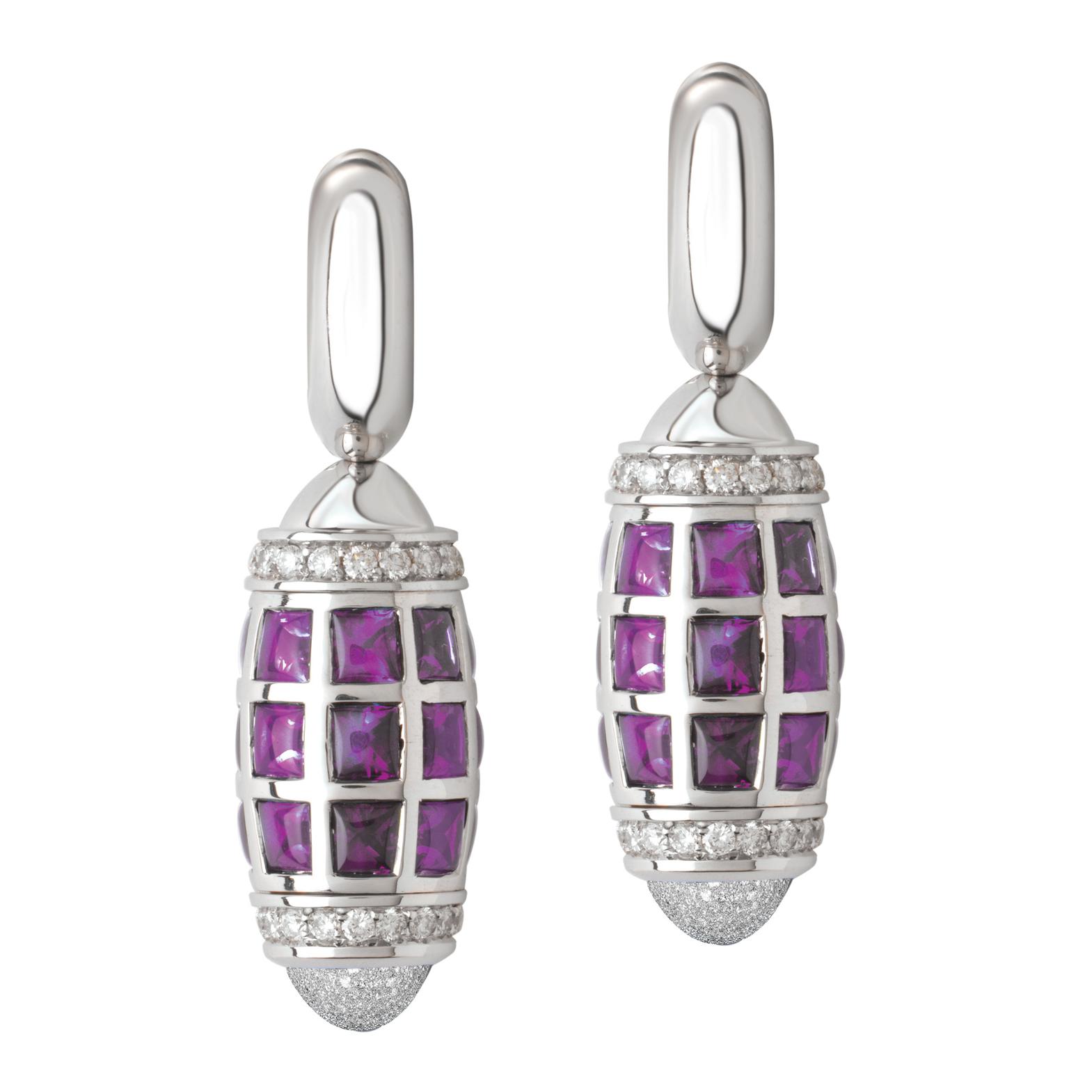 Avakian pink sapphire earrings