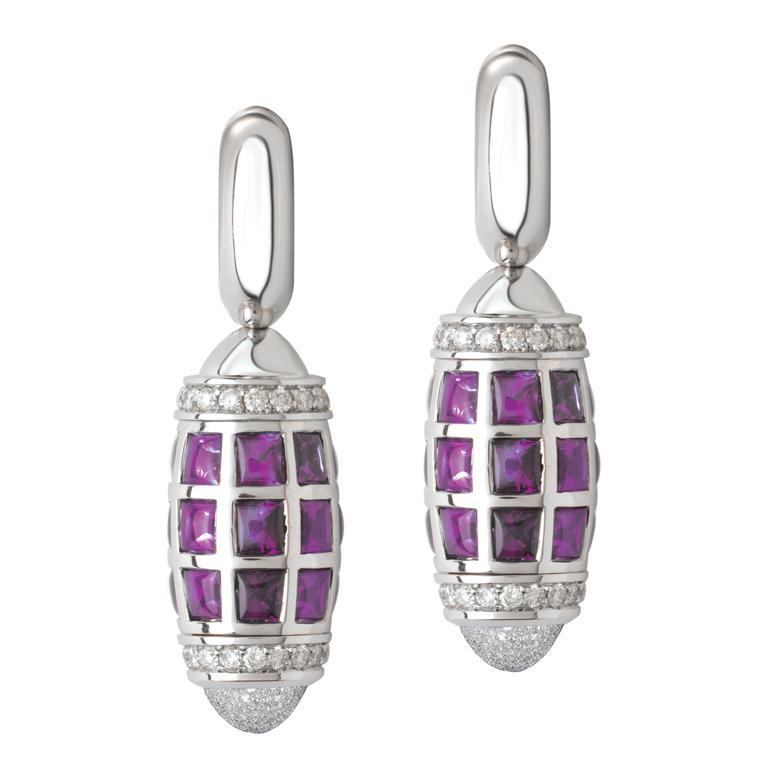 Avakian pink sapphire earrings