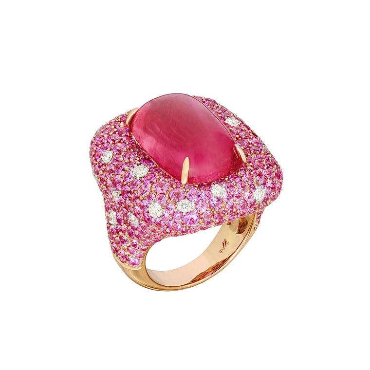 Enamel and chrysoprase ring | Alice Cicolini | The Jewellery Editor