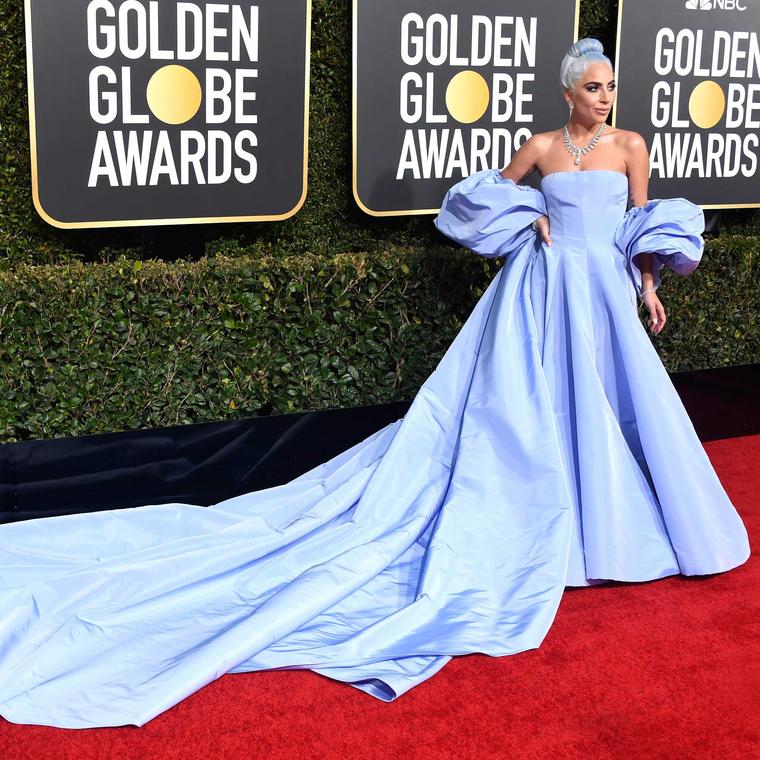 Lady Gaga Tiffany diamonds Golden Globes 2019