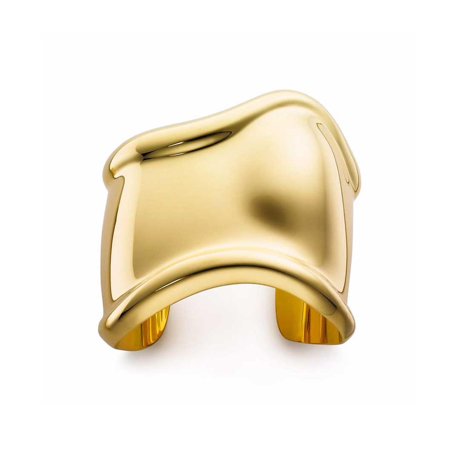 Elsa Peretti for Tiffany yellow gold Bone cuff