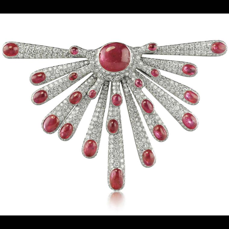 Amoeba Brooch, Dali and Verdura, 1941, gold, diamond and rubies