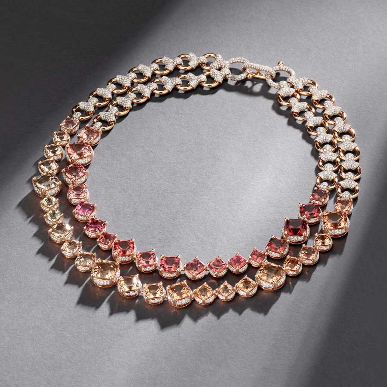 Pomellato Stile Libero Sakura Bloom necklace