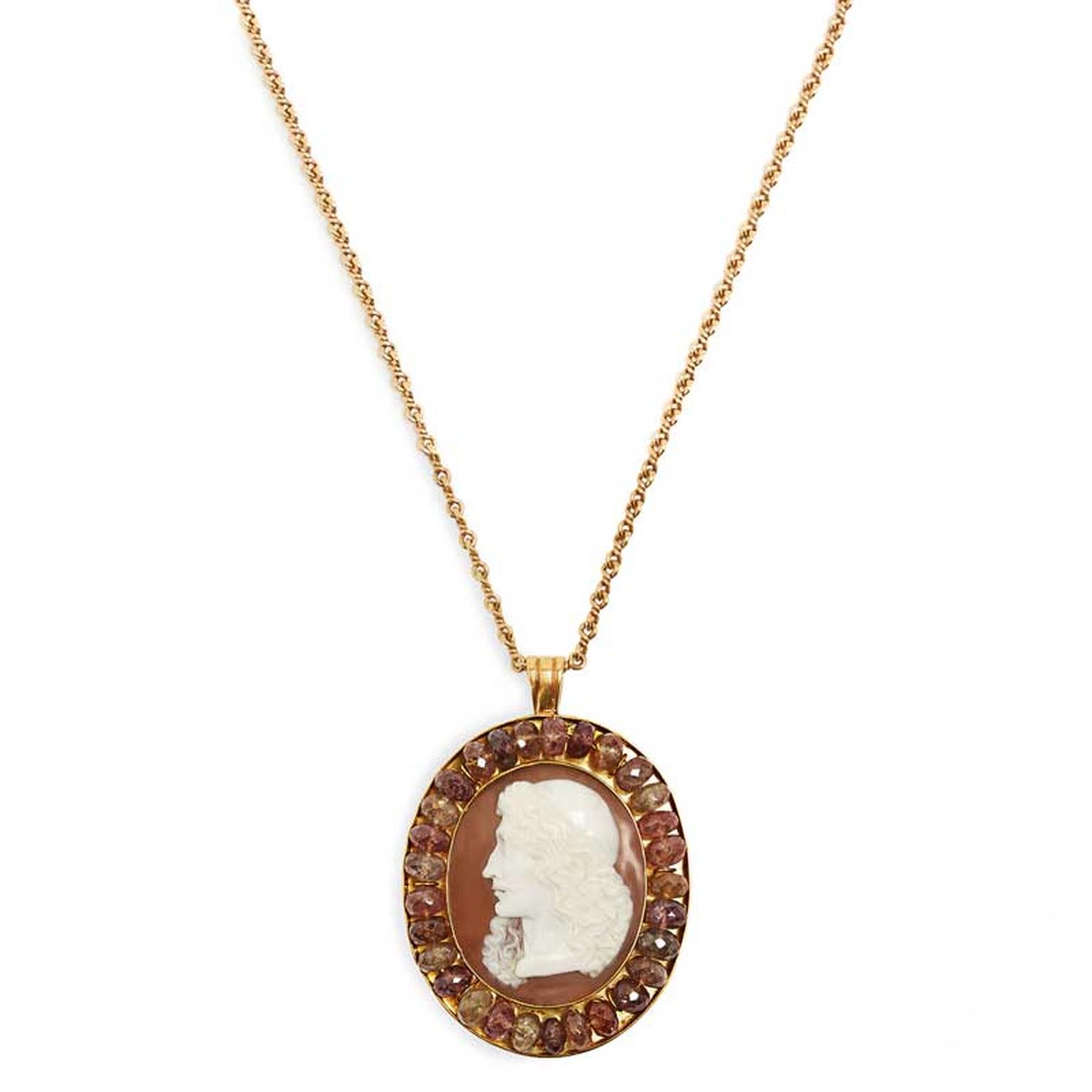 Brigid Blanco cameo necklace