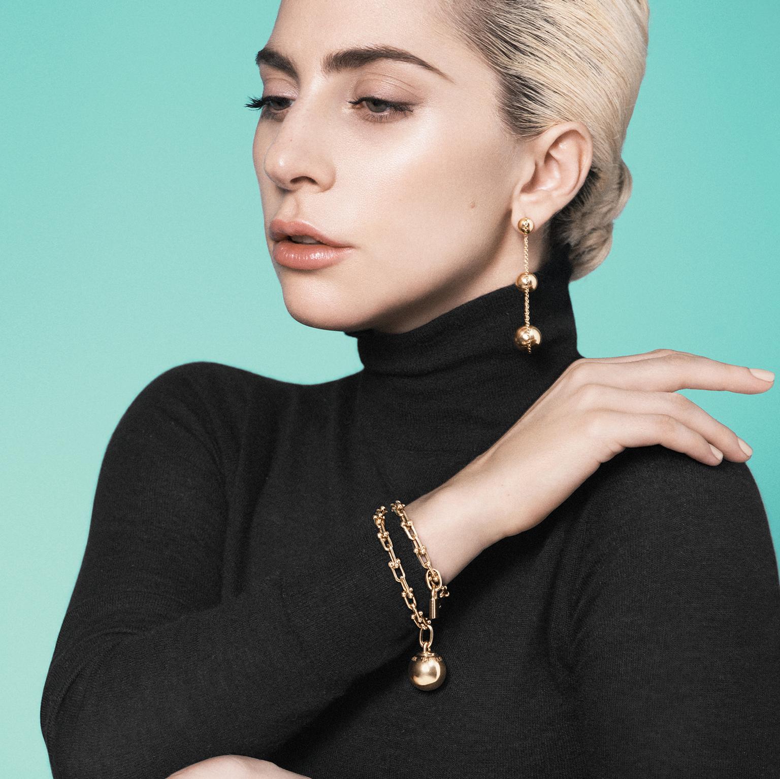 Lady Gaga models Tiffany City HardWear