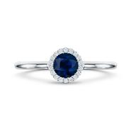 Cannelé blue sapphire engagement ring | Andrew Geoghegan | The ...