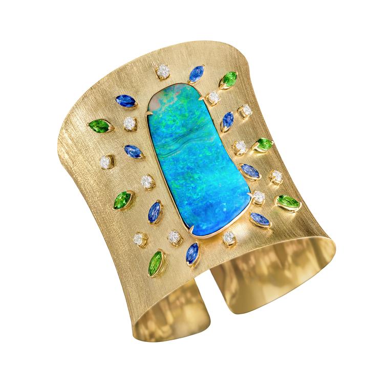 Margot McKinney Australian opal cuff