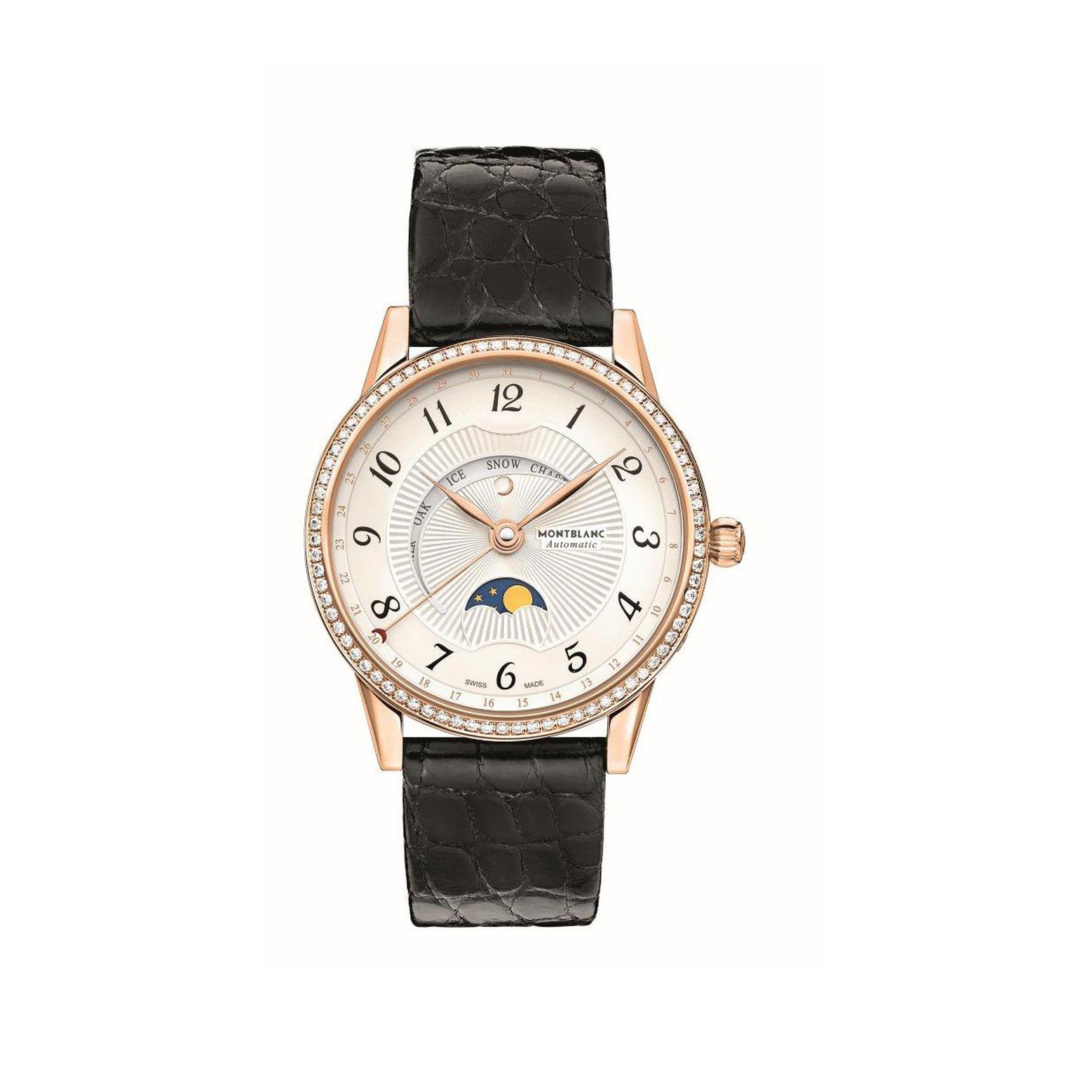 Boheme Moongarden watch in rose gold Montblanc The Jewellery Editor