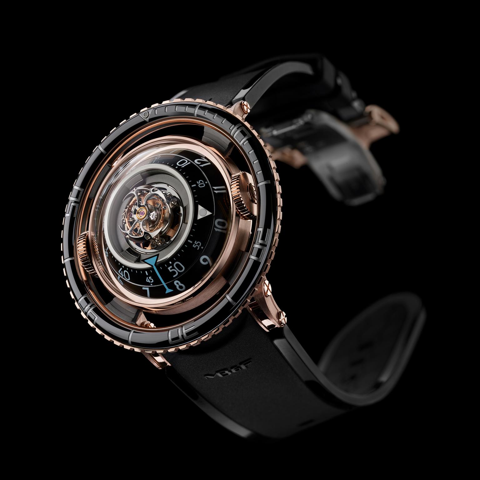 MB&F Aquapod flying tourbillon