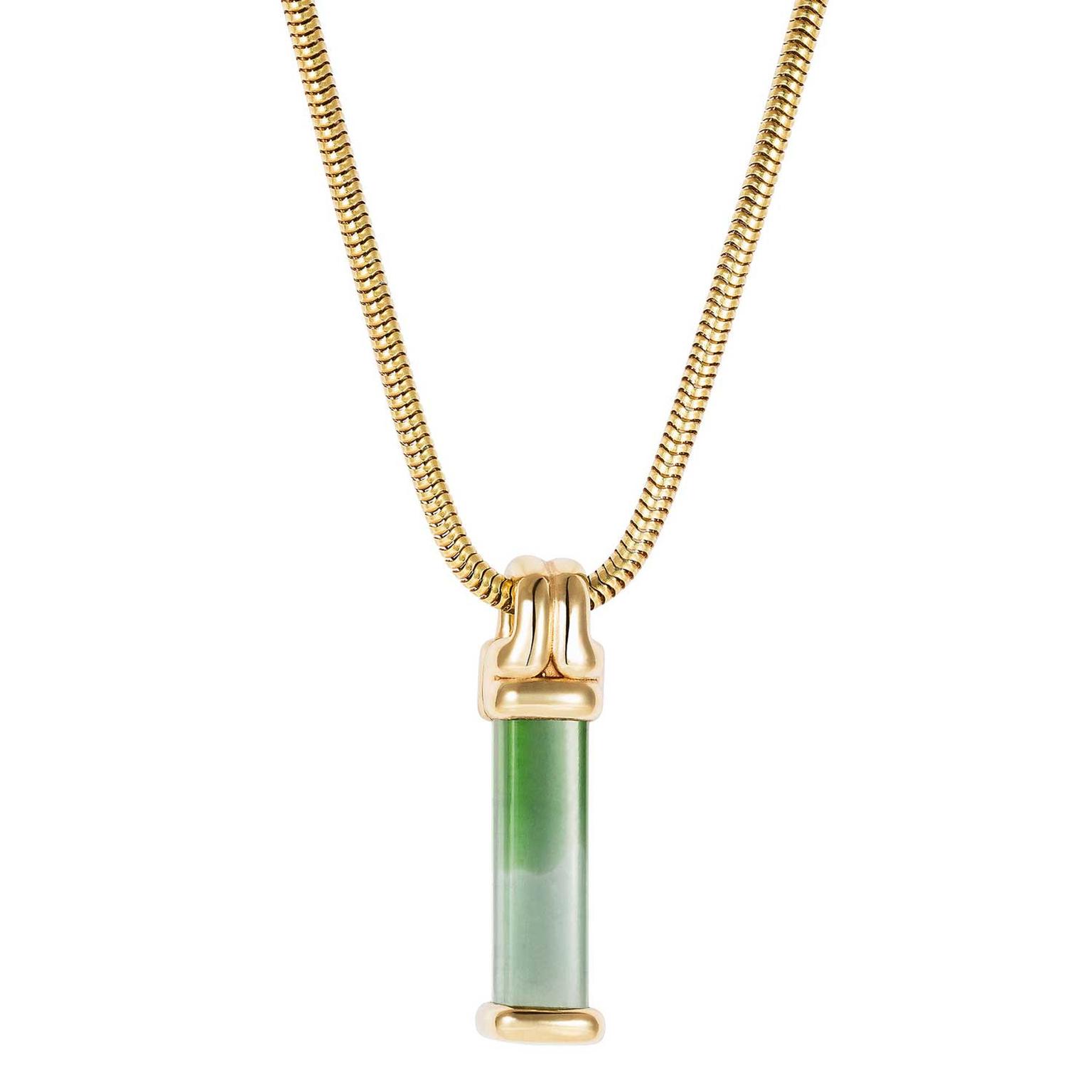 Fernando Jorge Parallel tourmaline Bar pendant