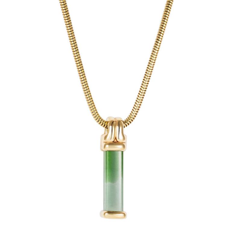 Fernando Jorge Parallel tourmaline Bar pendant