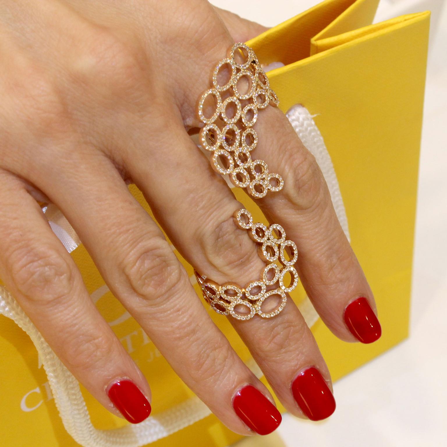 Christina Debs Lace rings