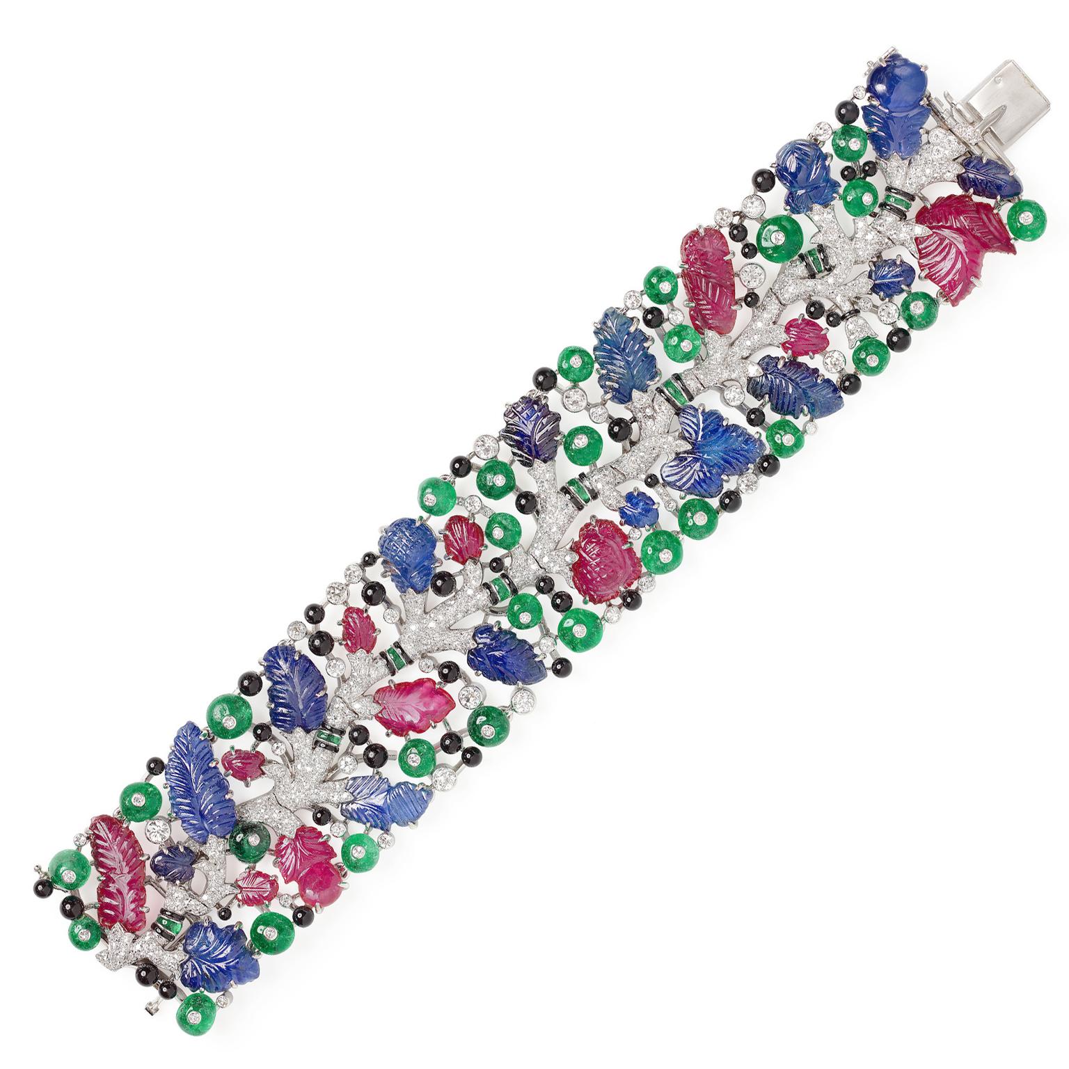 Linda Porter's Cartier Tutti Frutti bracelet